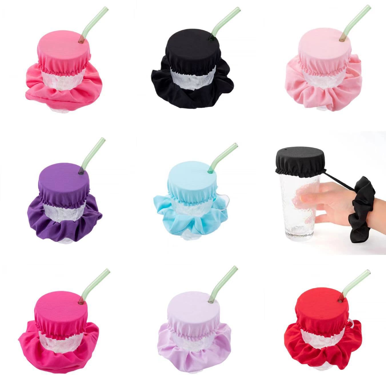Polyester Anti-Drug Cup Holder Hair Rings thumbnail 7