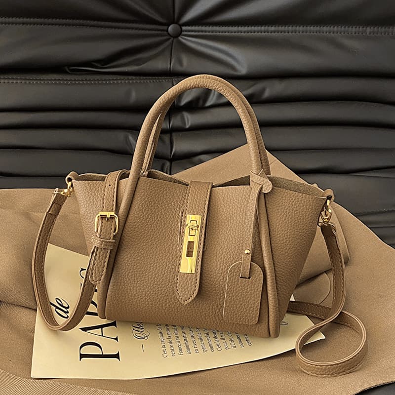 Genuine Leather Stylish cross-body bucket bag thumbnail 10