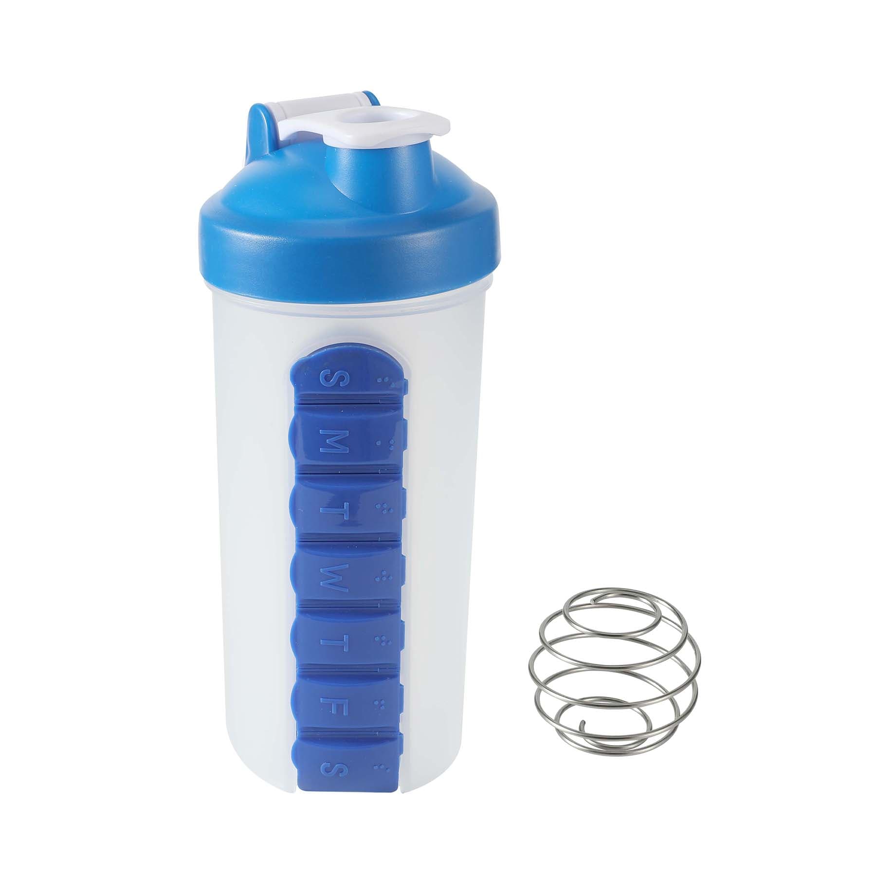 Water Bottle With 7 Days Pill Box
