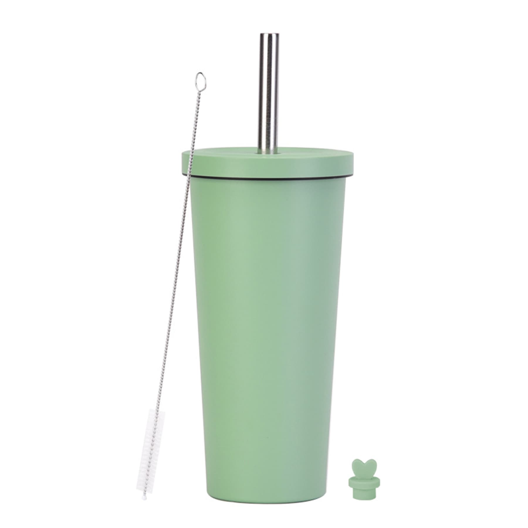 24 oz. Insulated Tumbler Cup with Straw thumbnail 9