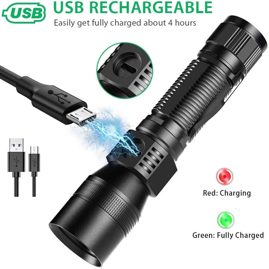 Super Bright Magnetic Flashlight With Cob Work Light thumbnail 4