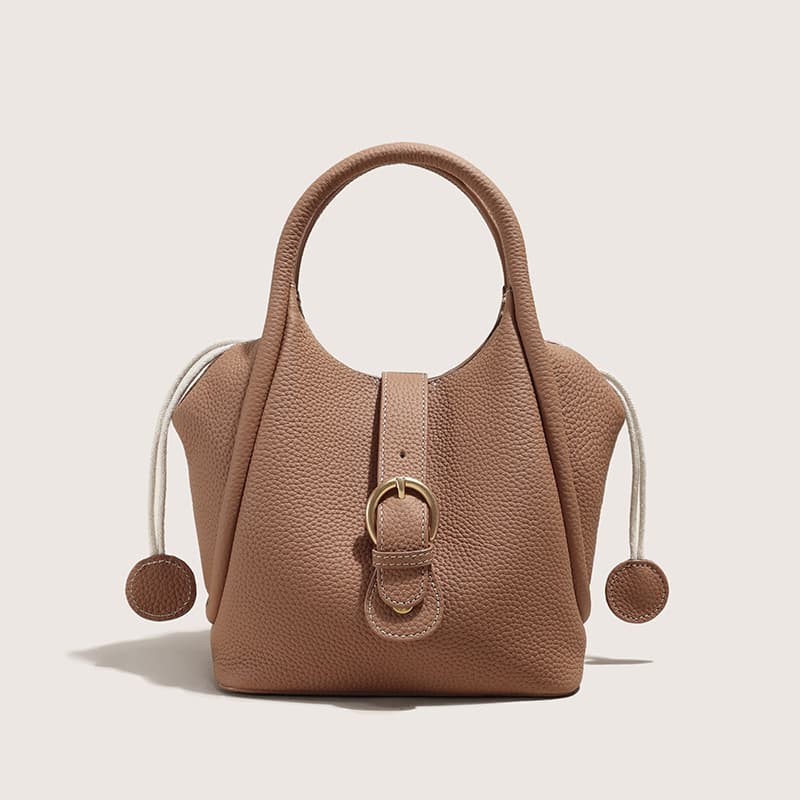 Genuine Leather Simple geometric shoulder cross-body bag thumbnail 7