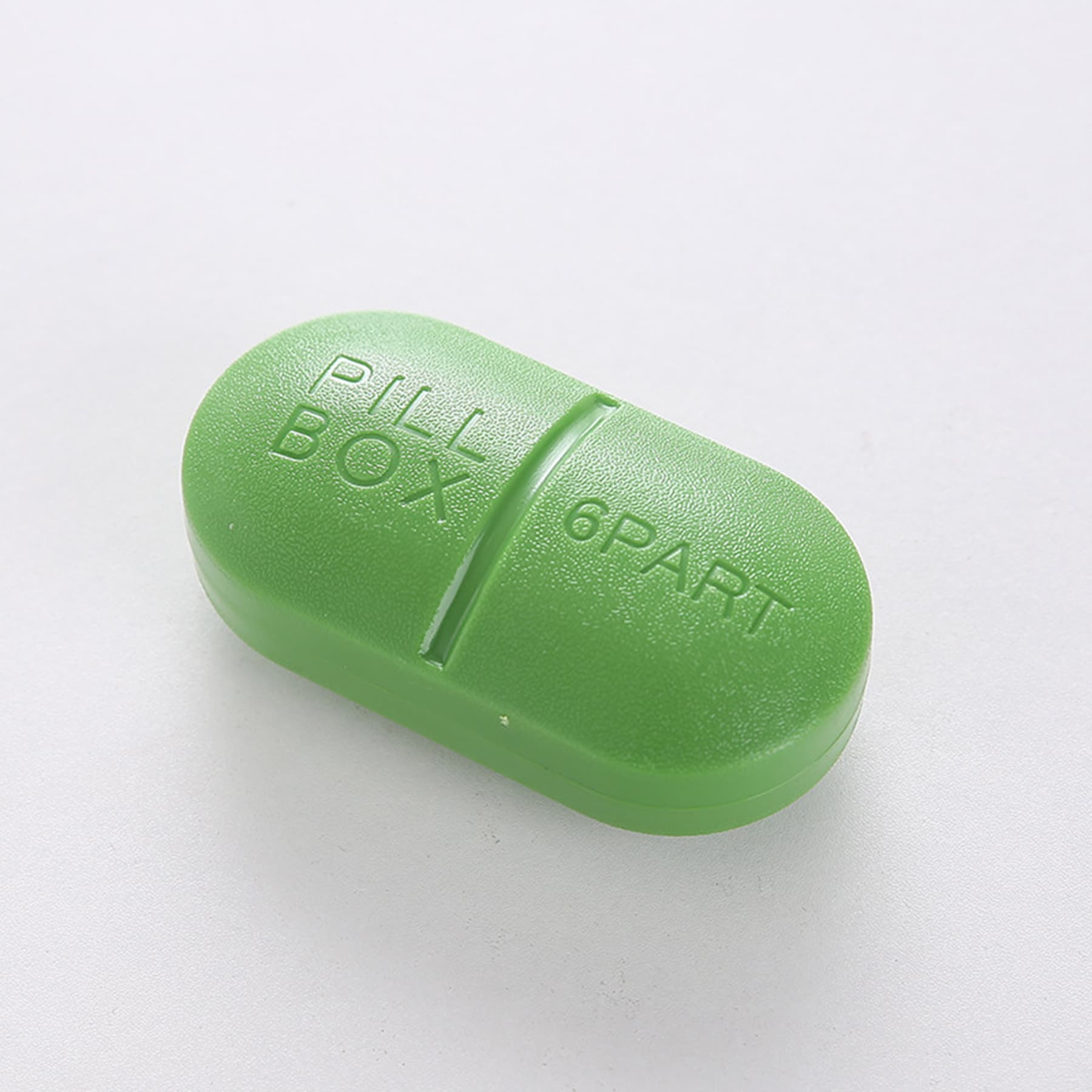 Oval 6 Compartment Pill Storage Box thumbnail 6