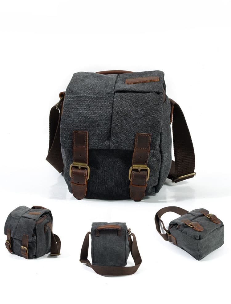 Vintage Canvas Camera Shoulder Messenger Sling Bag thumbnail 5