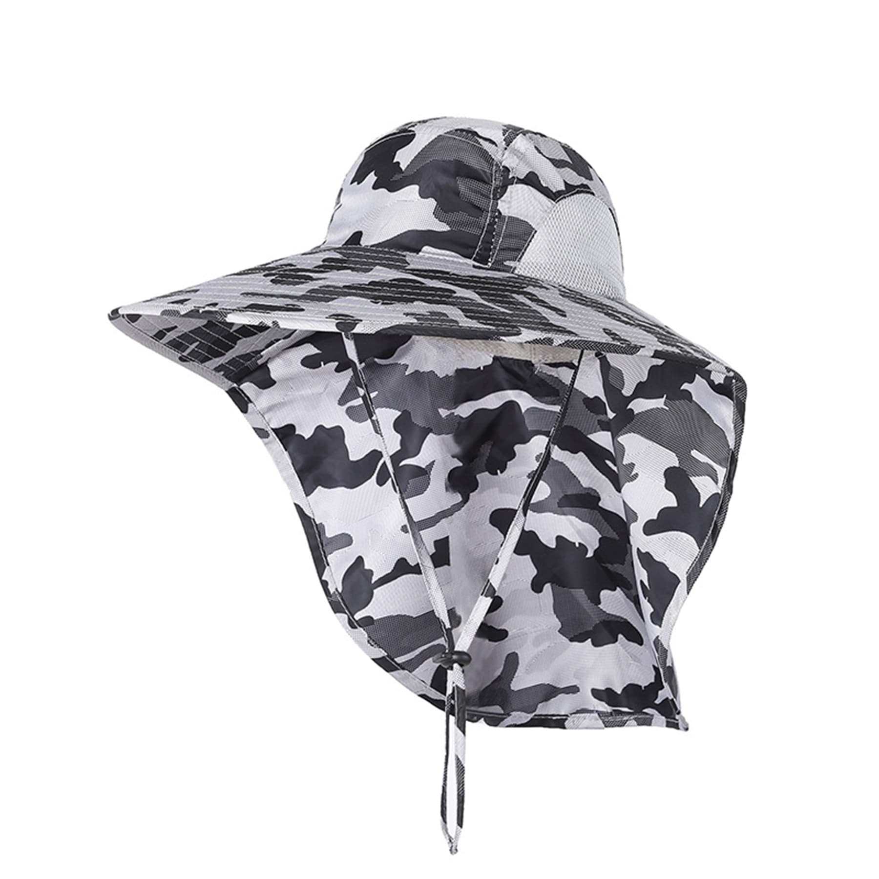 Uv Protection Bucket Hat With Neck Flap thumbnail 7