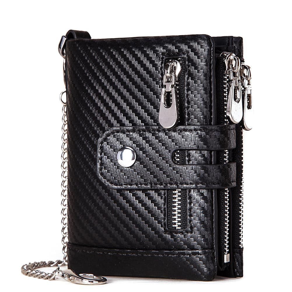Anti-Theft Leather Wallets Purse thumbnail 6