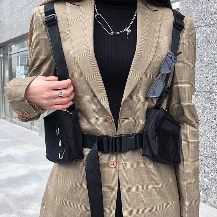 Radio Chest Rig Bag Holster Harness Pack For Man Woman thumbnail 7