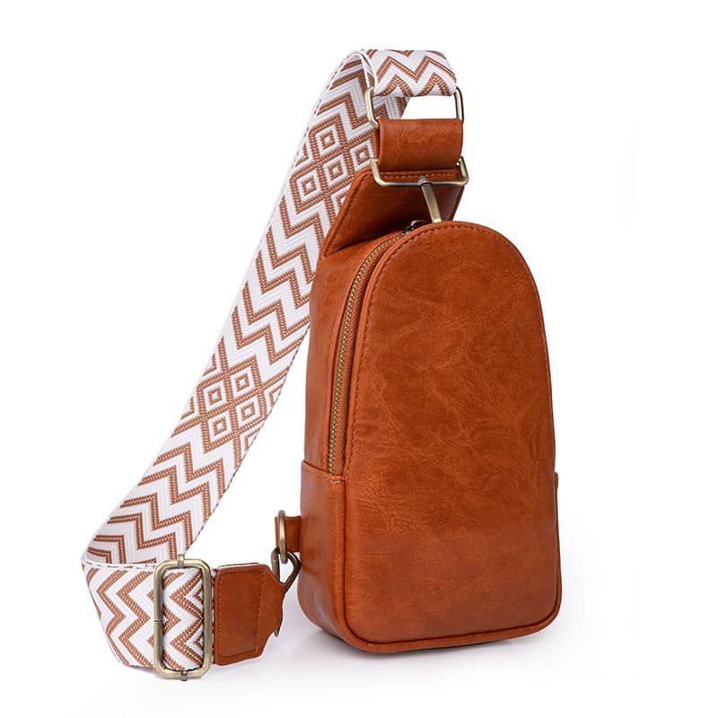 PU Leather Small Crossbody Sling Backpack Multipurpose thumbnail 6