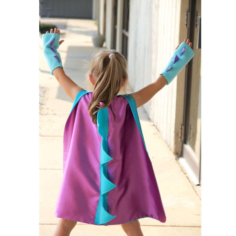 Toddler Cute Dinosaur Dress-Up Cape With Arm Cuff thumbnail 4