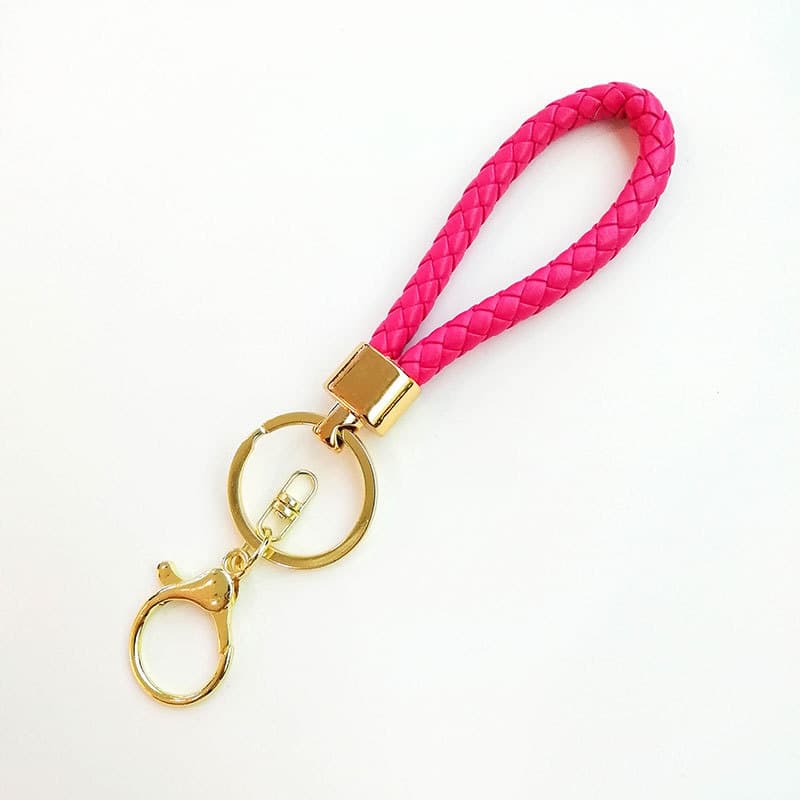 Braided PU Leather Keychain thumbnail 7