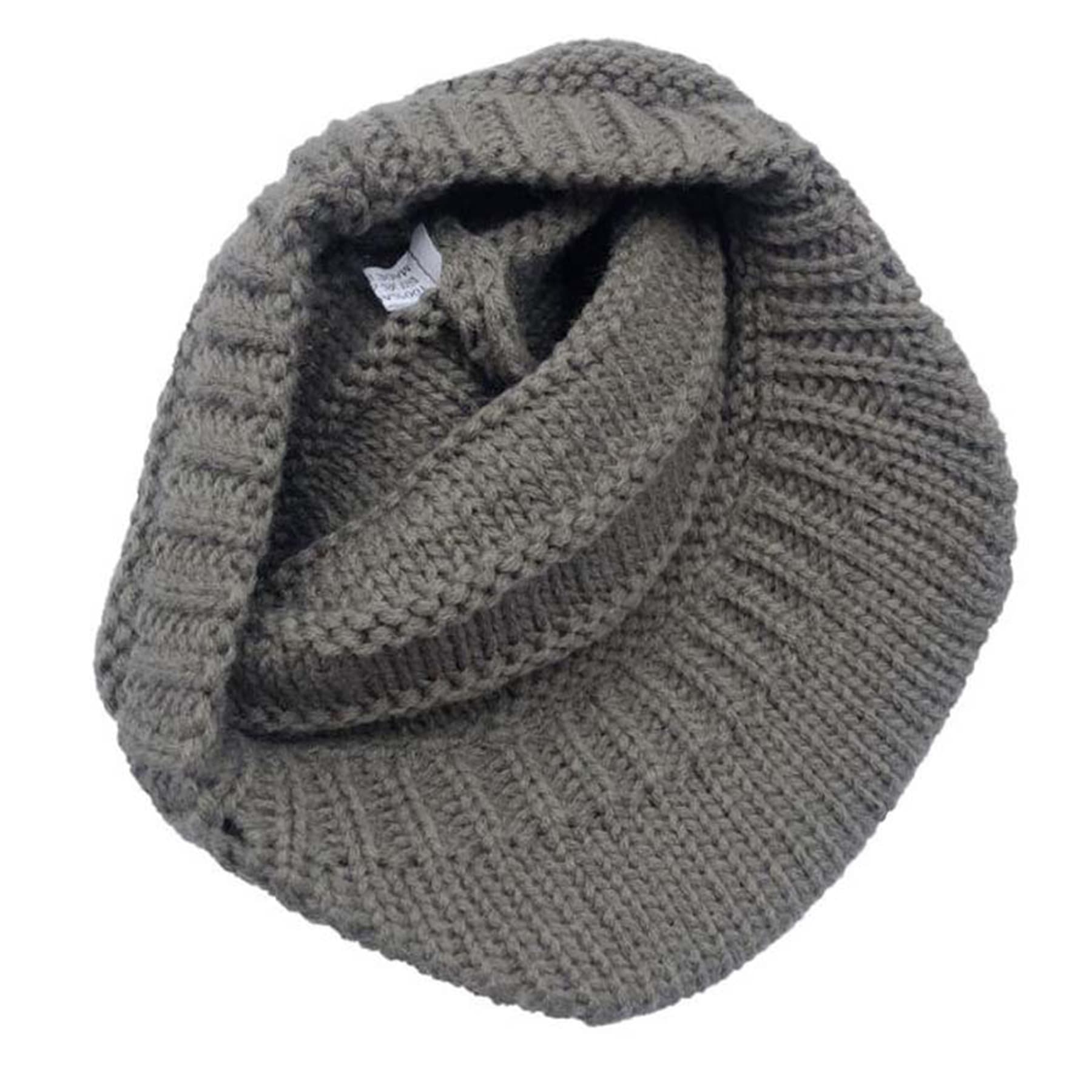 Knitted Baseball Cap With Pony Tail Hole thumbnail 9
