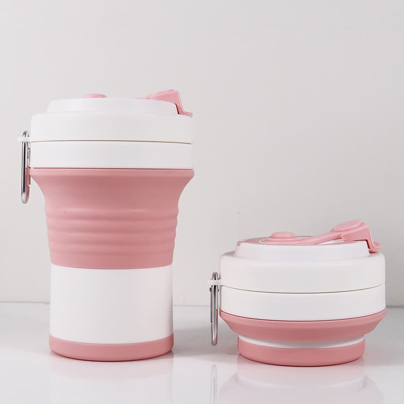 Folding Travel Sealed Silicone Water Cup thumbnail 4