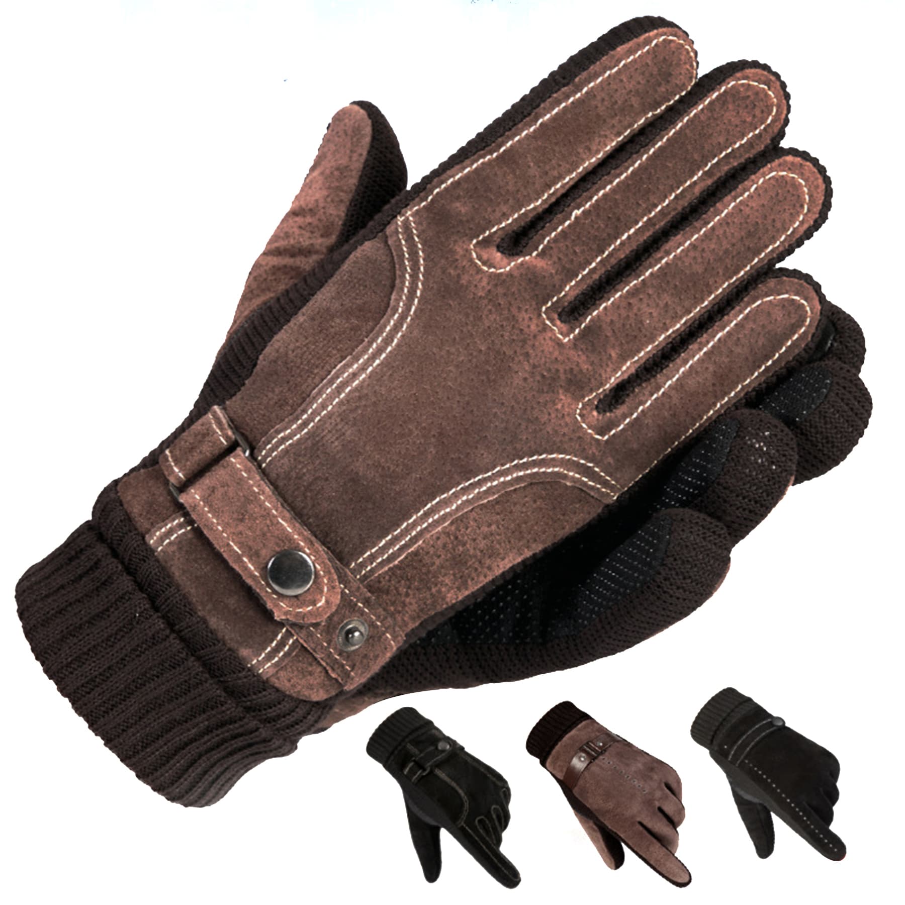 Touchscreen Winter Motorcycle Gloves thumbnail 5
