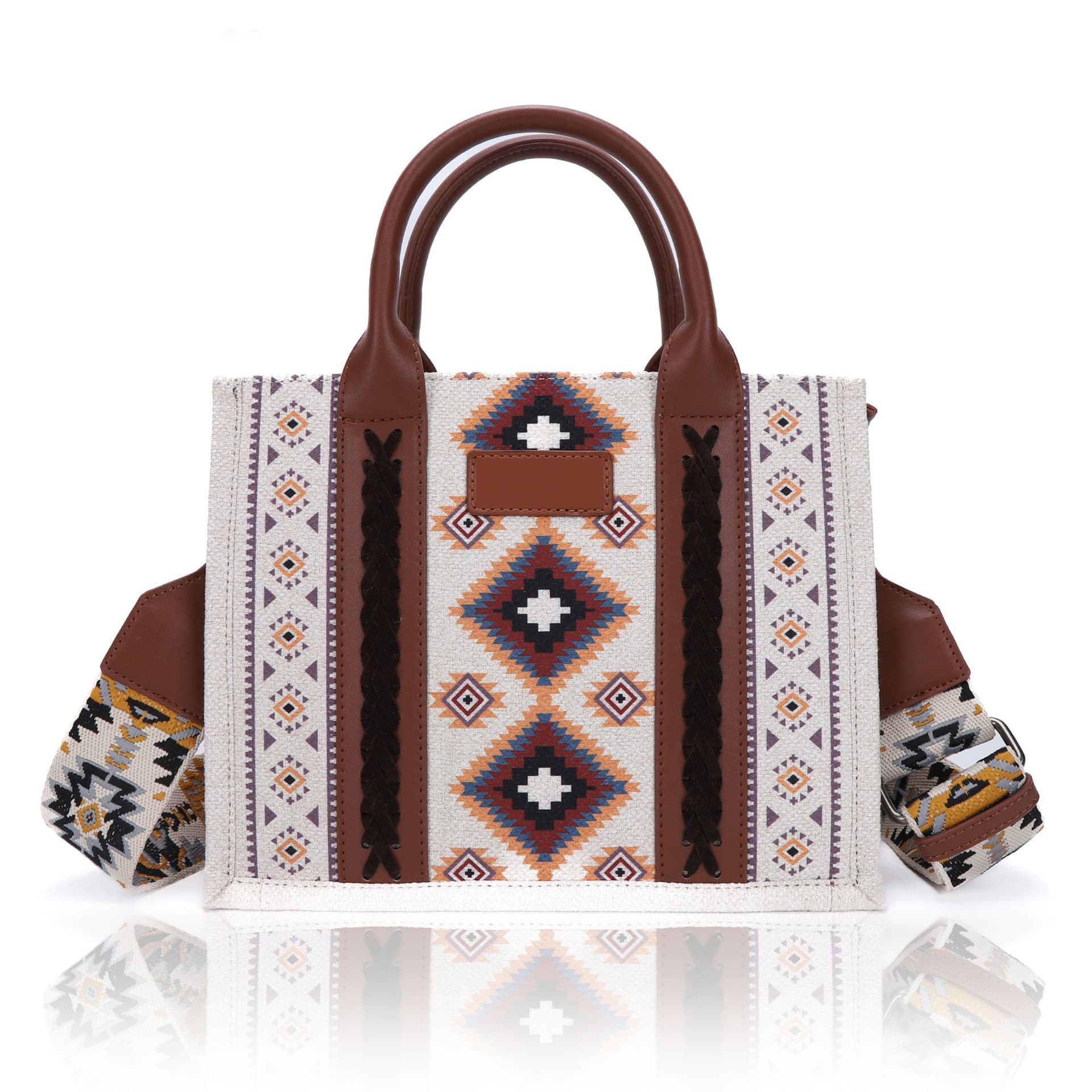 Vintage Tote Crossbody Shoulder Bag thumbnail 4