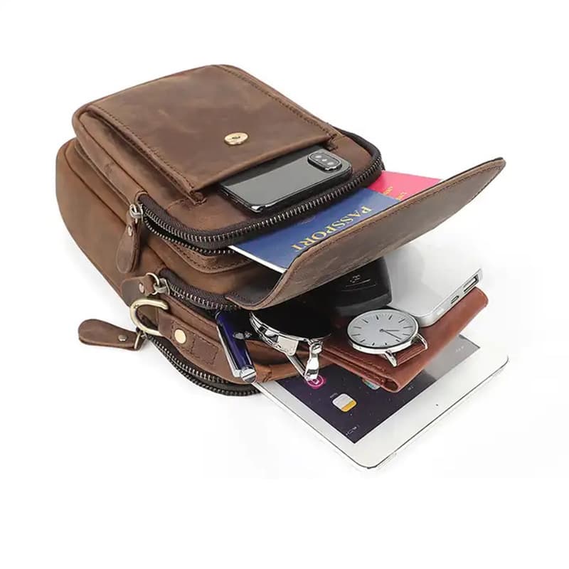 Leather Wearable Cross-body bag thumbnail 4