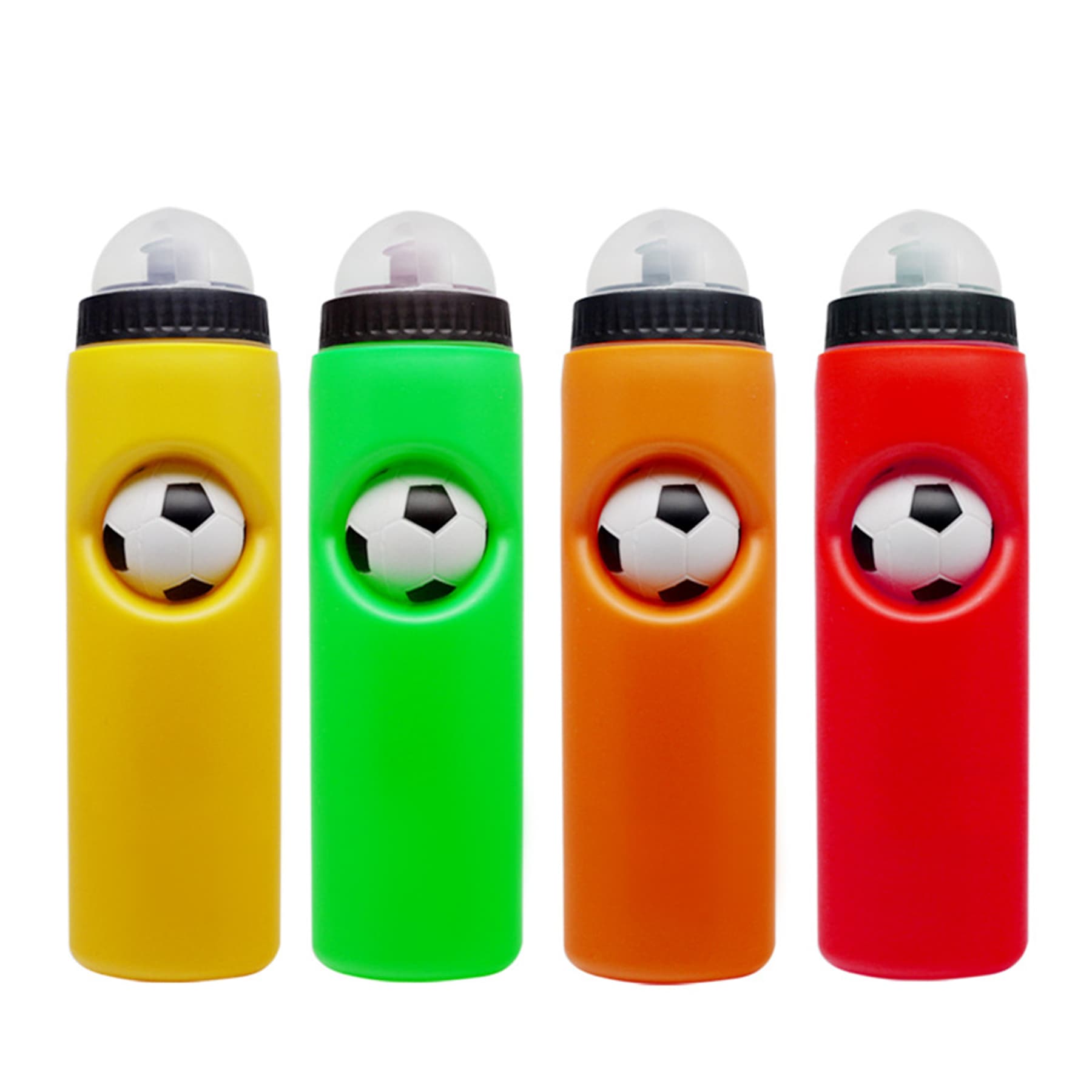 Plastic Water Bottle With Soccer thumbnail 2
