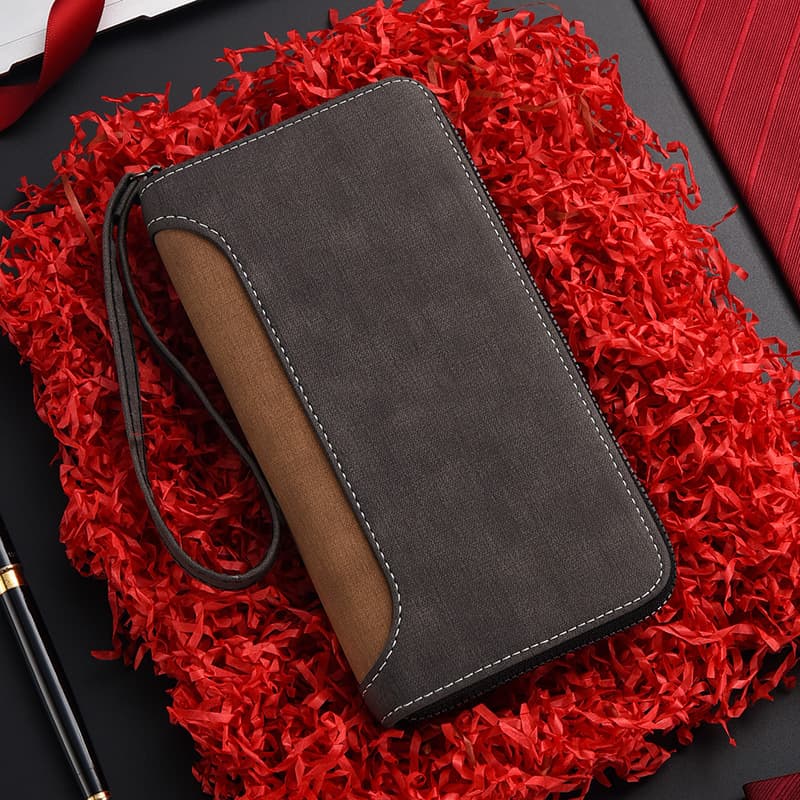 Multi-functional Anti-Aging Fashion Long Wallet With Zipper thumbnail 7