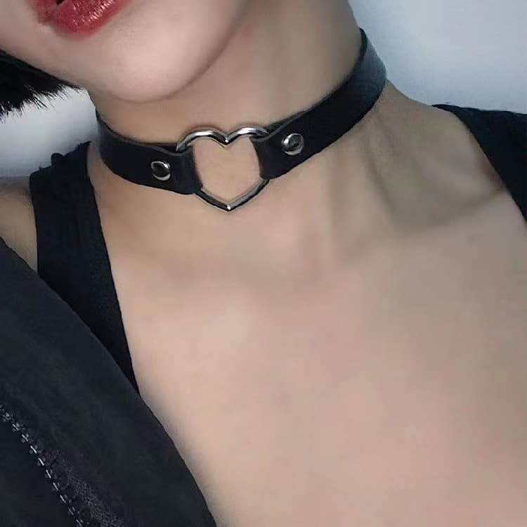 Punk Gothic Stylish PU Leather Bracelet/Choker for Men Women thumbnail 7