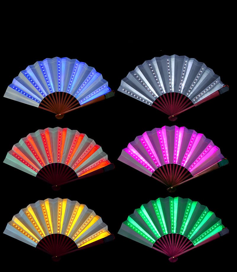 Led Luminous Folding Fan thumbnail 2
