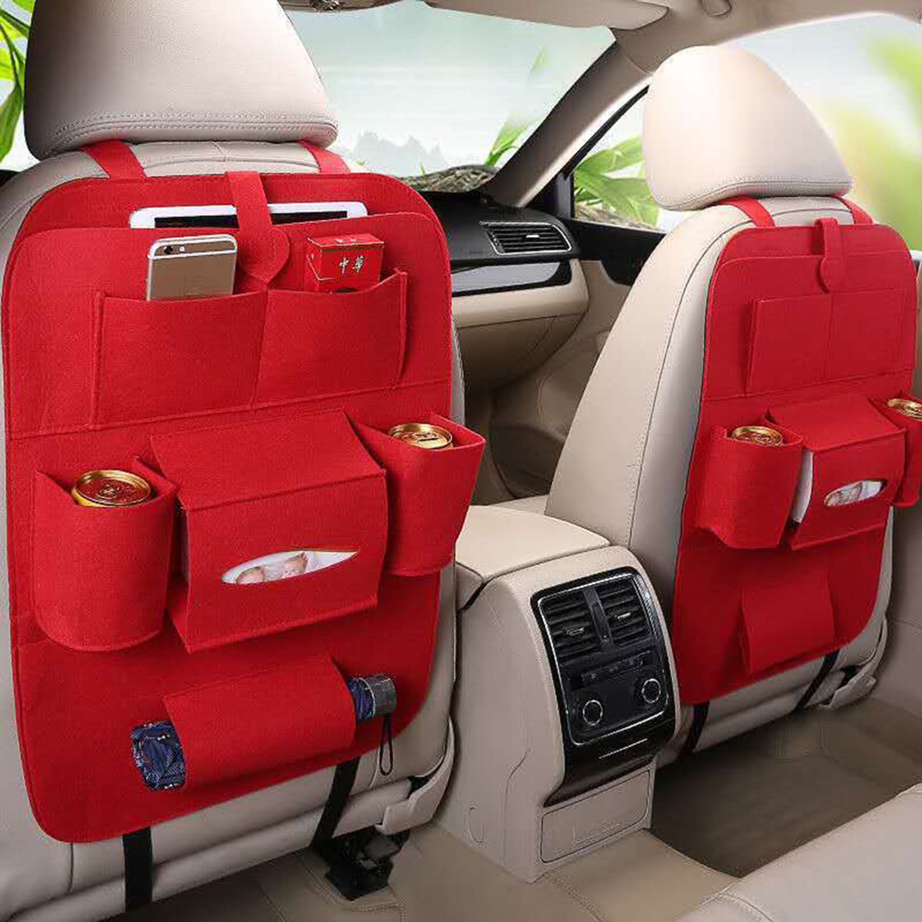 Felt Car Seat Backseat Organizer thumbnail 4