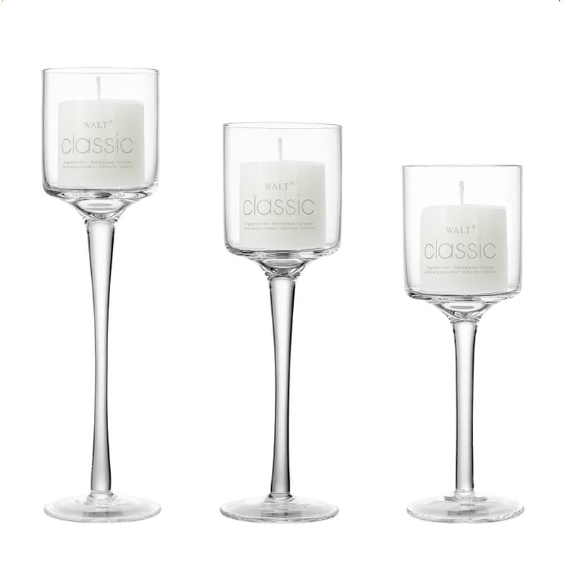 Glass Pillar Candle Holder thumbnail 4