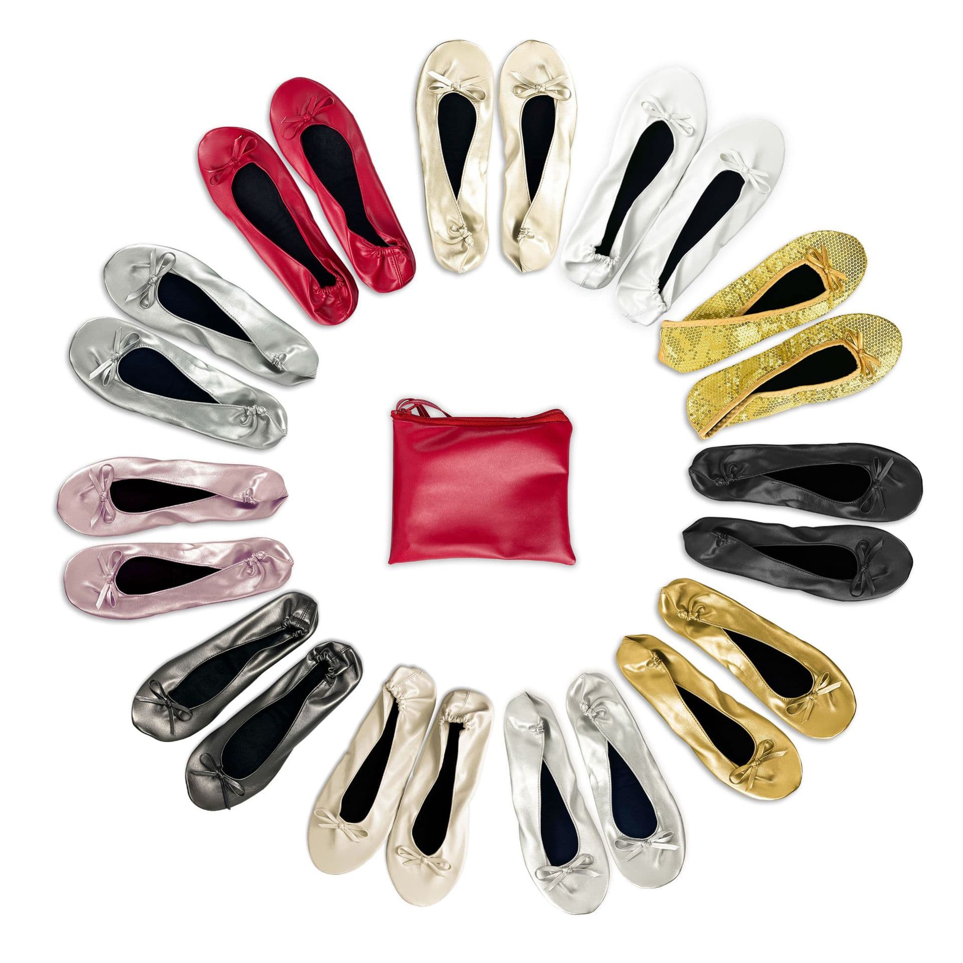 Portable Flat Shoes Ballet Slippers thumbnail 4