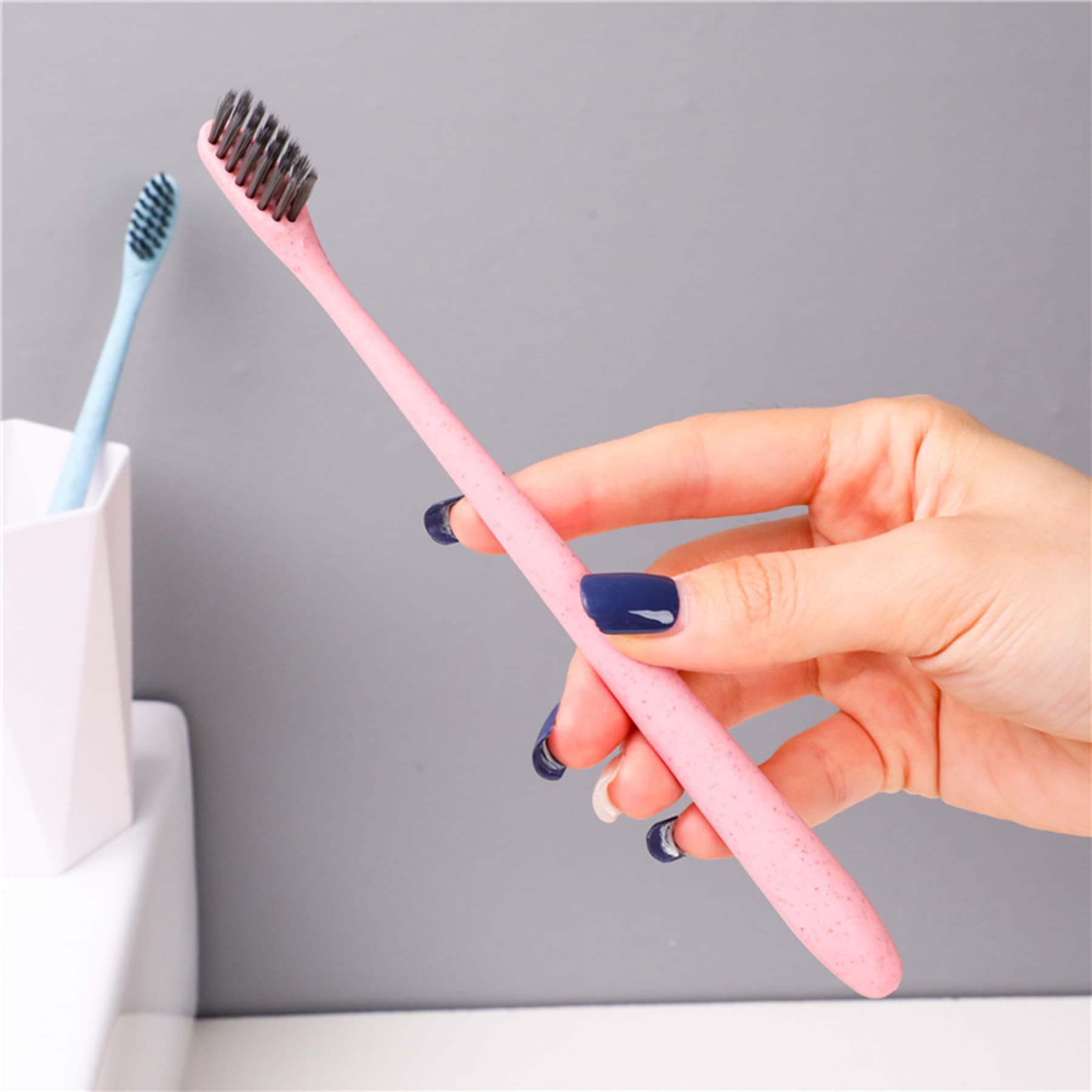 Wheat Straw Biodegradable Toothbrush thumbnail 2