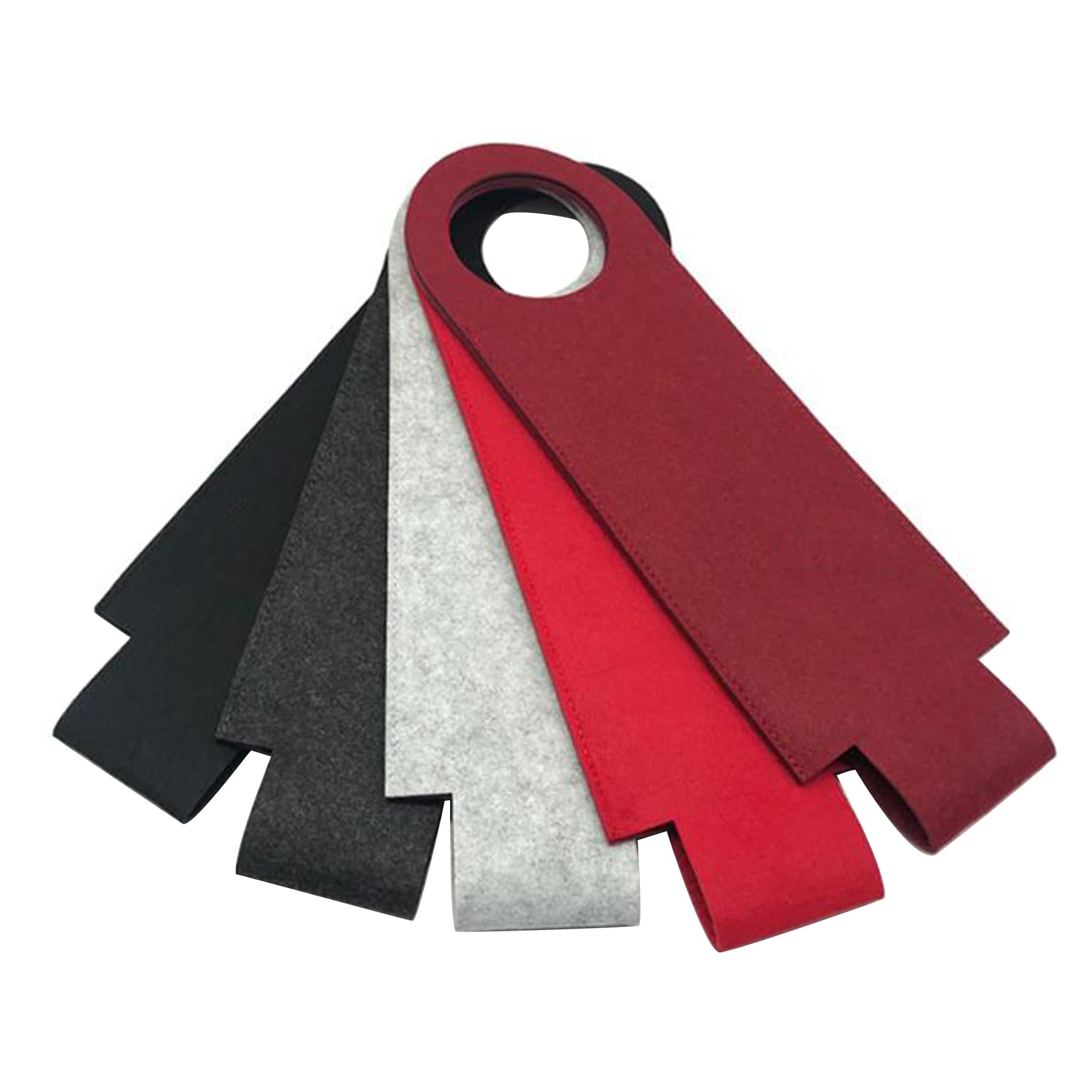 Felt Fabric Wine Bottle Carrier Tote Bag thumbnail 3