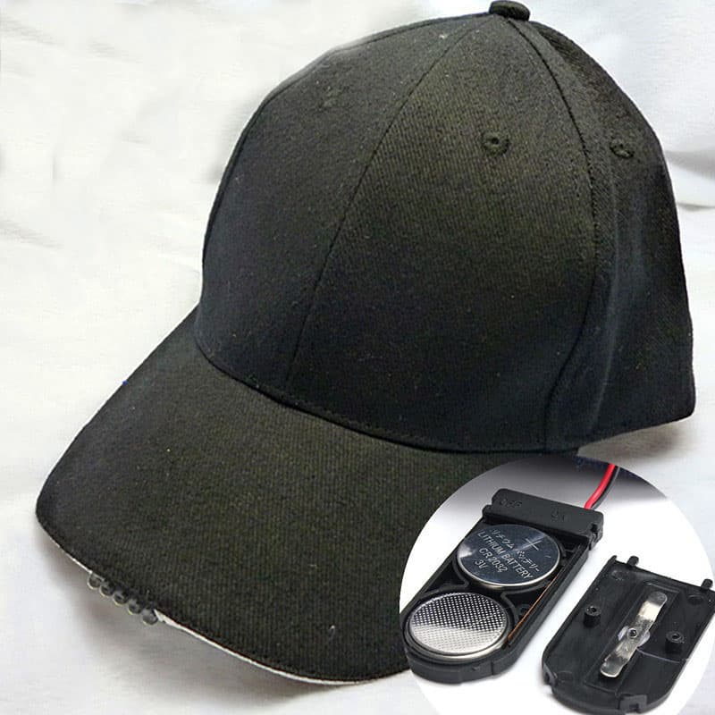 Baseball Cap With LED Light thumbnail 2