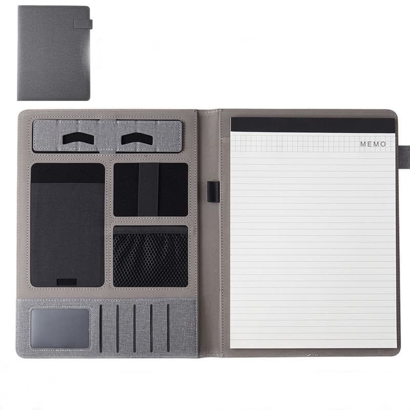 Business Portfolio Notebook With Phone Stand Holder thumbnail 2