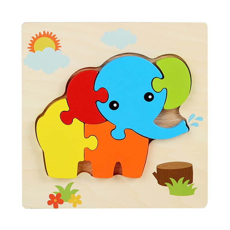 Wooden Toddler Puzzles Toys for 1 2 3 Years Old Boys Girls thumbnail 8