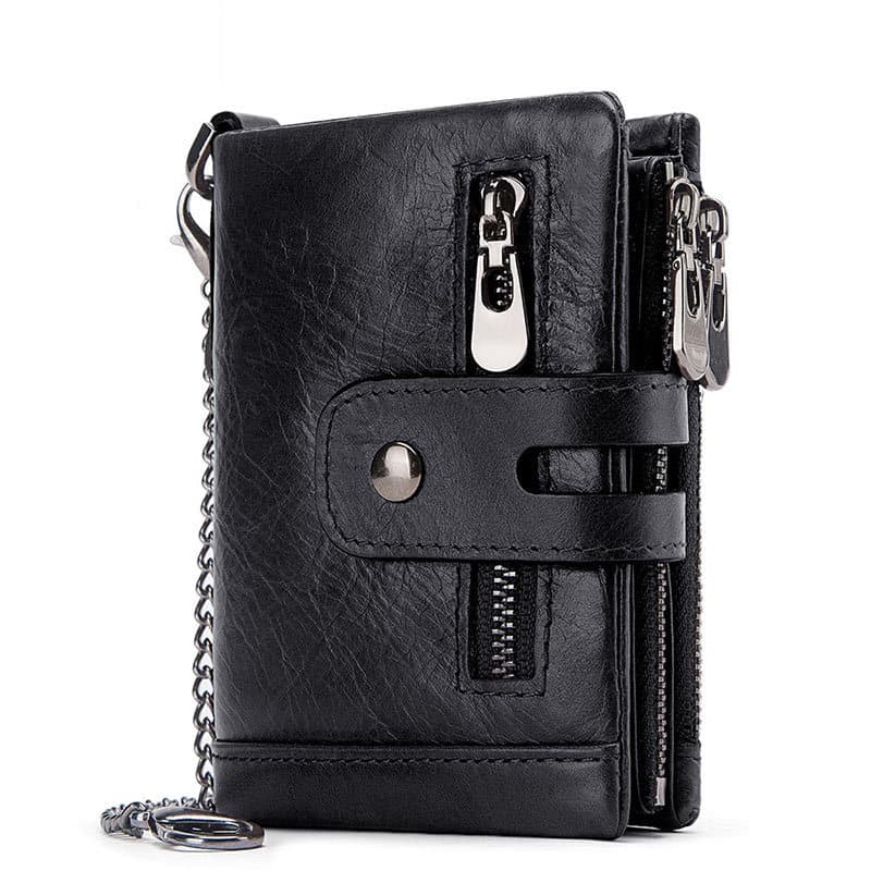 Anti-Theft Leather Wallets Purse thumbnail 3