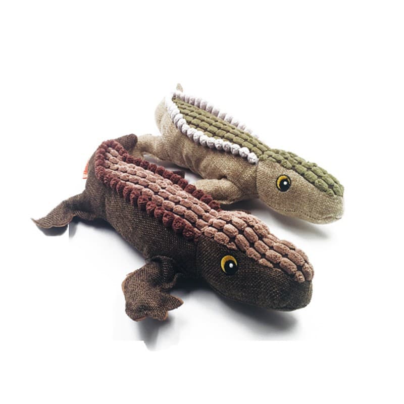 Plush Crocodile Sounding Dog Interactive Biting Toy thumbnail 6