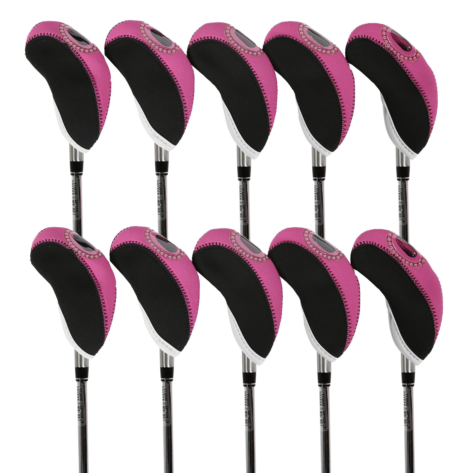 Golf Club Iron Head Covers 10Pcs Set With Top Window thumbnail 5
