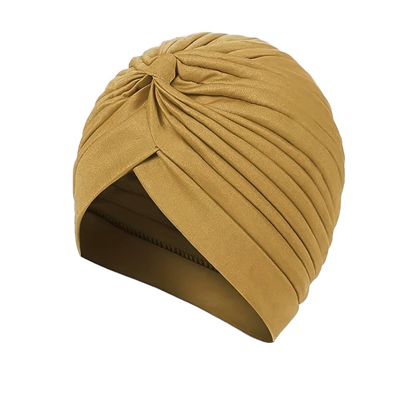 Stretch Turban Head Wrap Polyester Cap India thumbnail 4