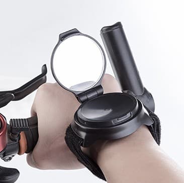 Cycling Rear View Mirror With Rotatable Adjustable Bicycle W thumbnail 2