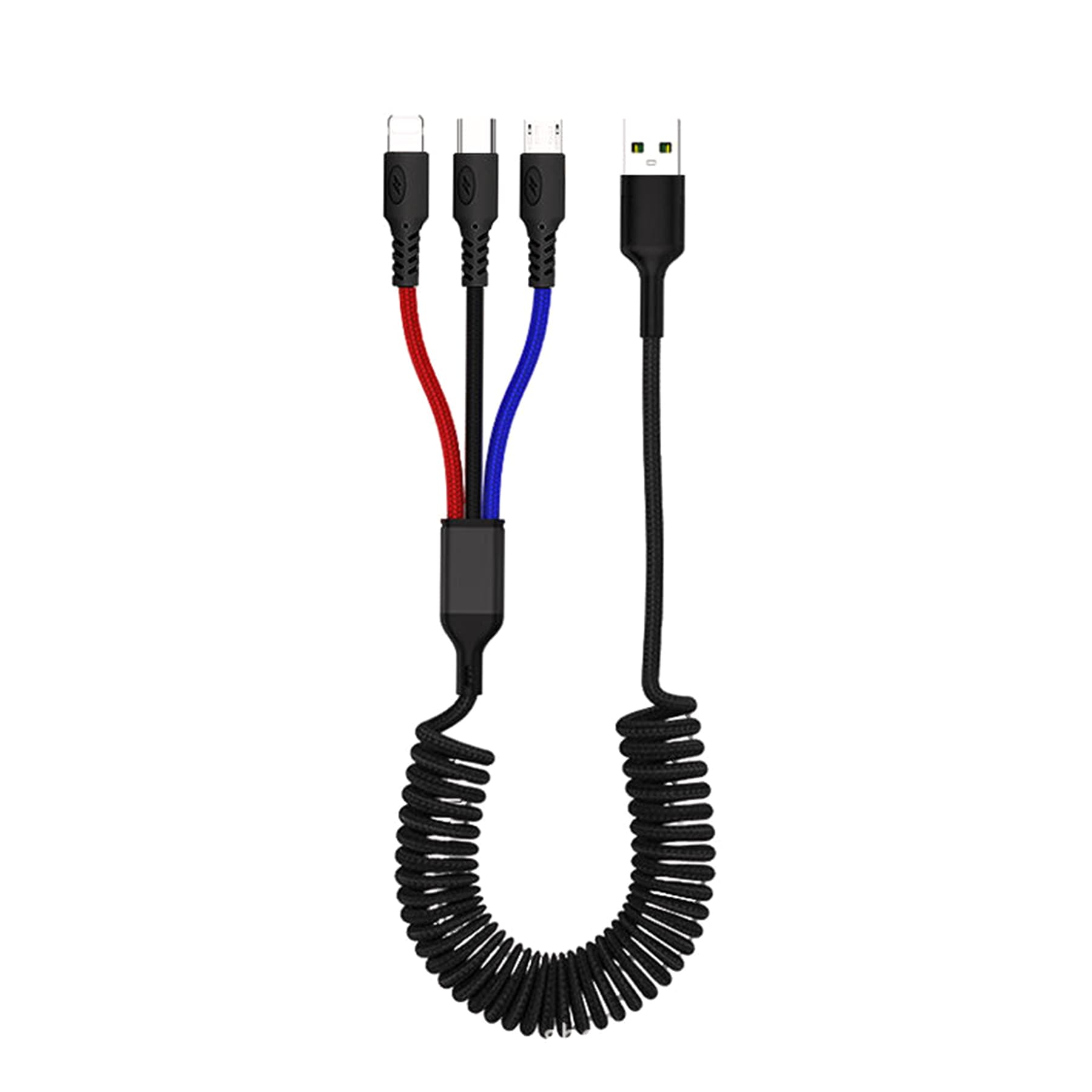 Spring Charger Cable 3 In 1 Usb Fast Charging Cord thumbnail 2