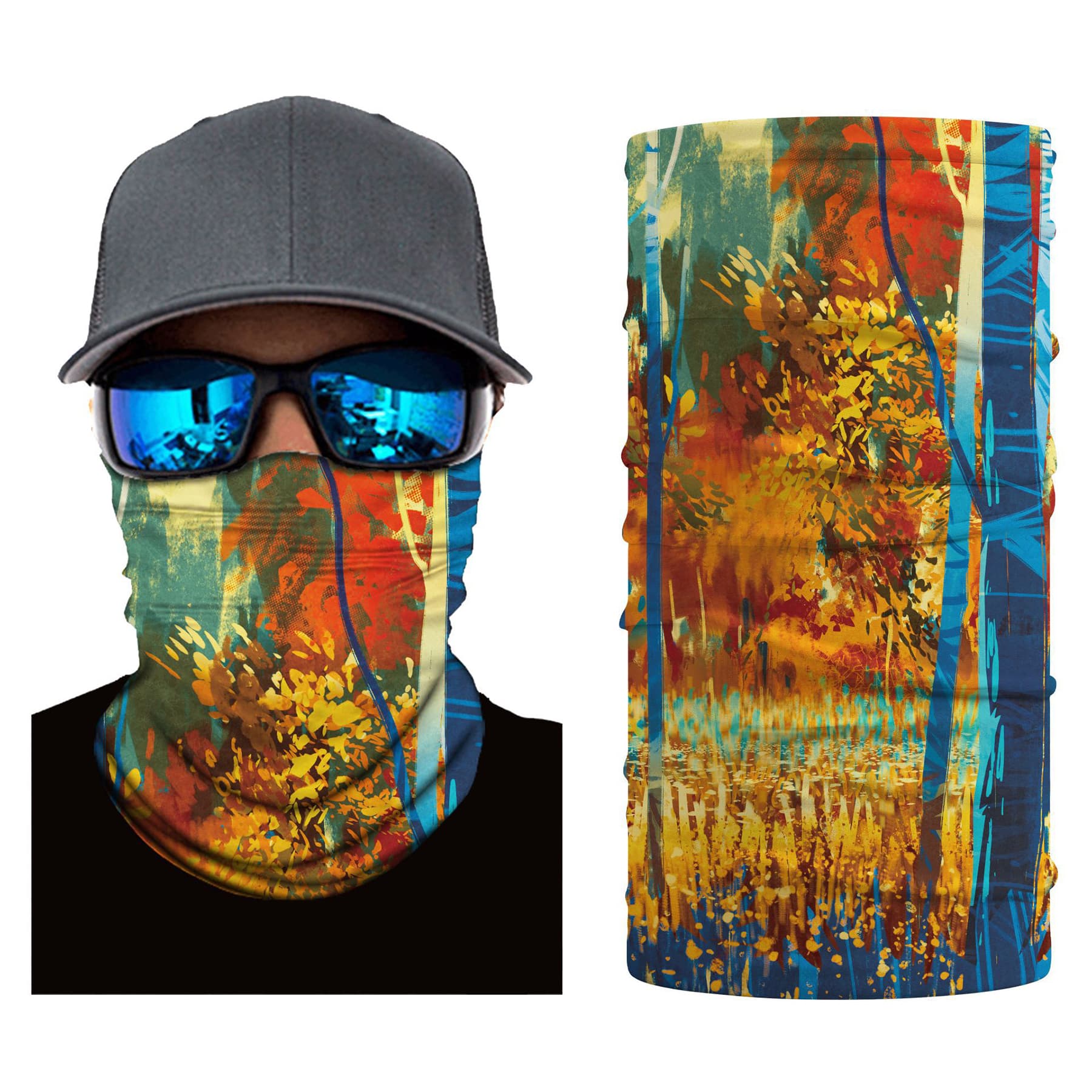 Kids 9x16" Polyester Full Color Neck Gaiter thumbnail 7