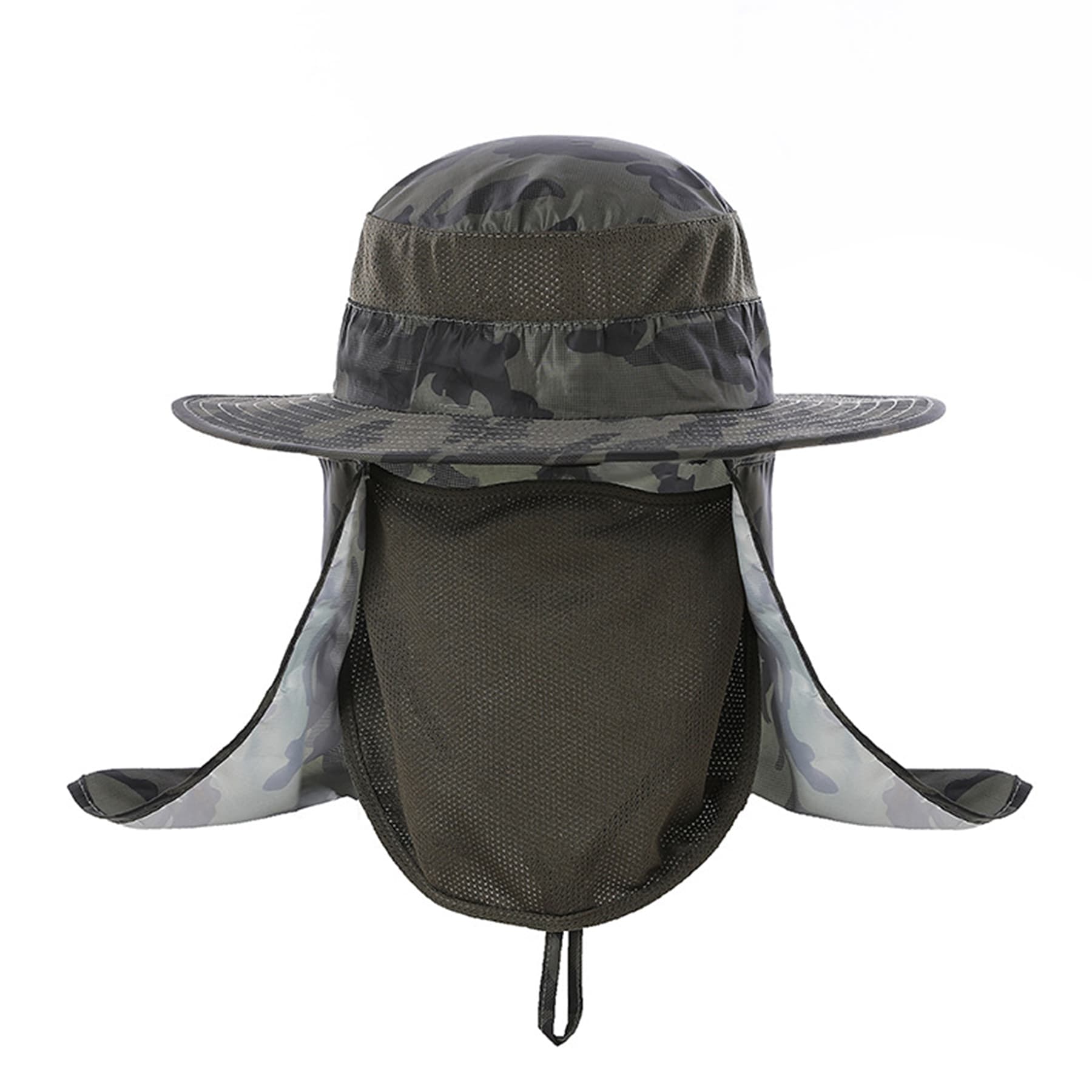 Boonie Cap Bucket Hat W/Removable Facial Mask thumbnail 9
