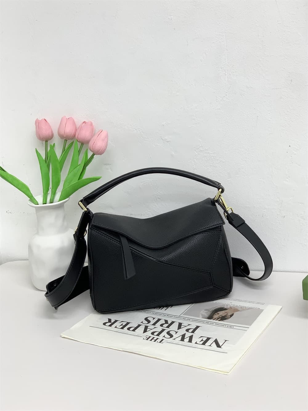One Shoulder Geometric Portable Cross-Body Bag For Women thumbnail 3