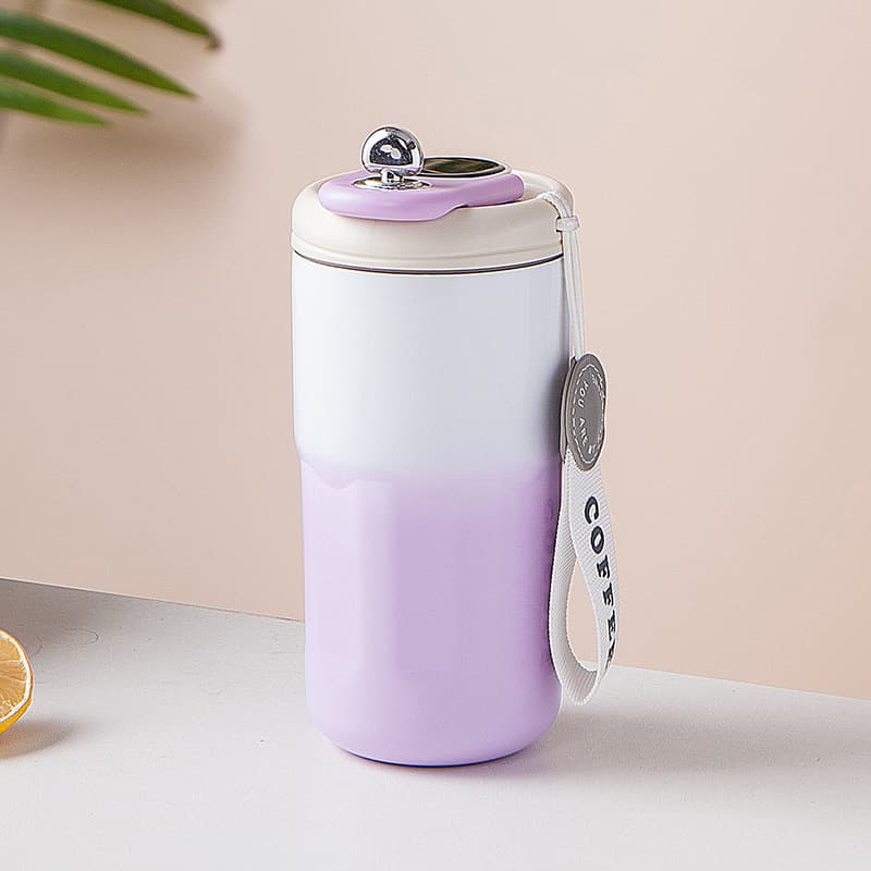 14.8 oz Gradient Color Vacuum Travel Mug with Lid thumbnail 2