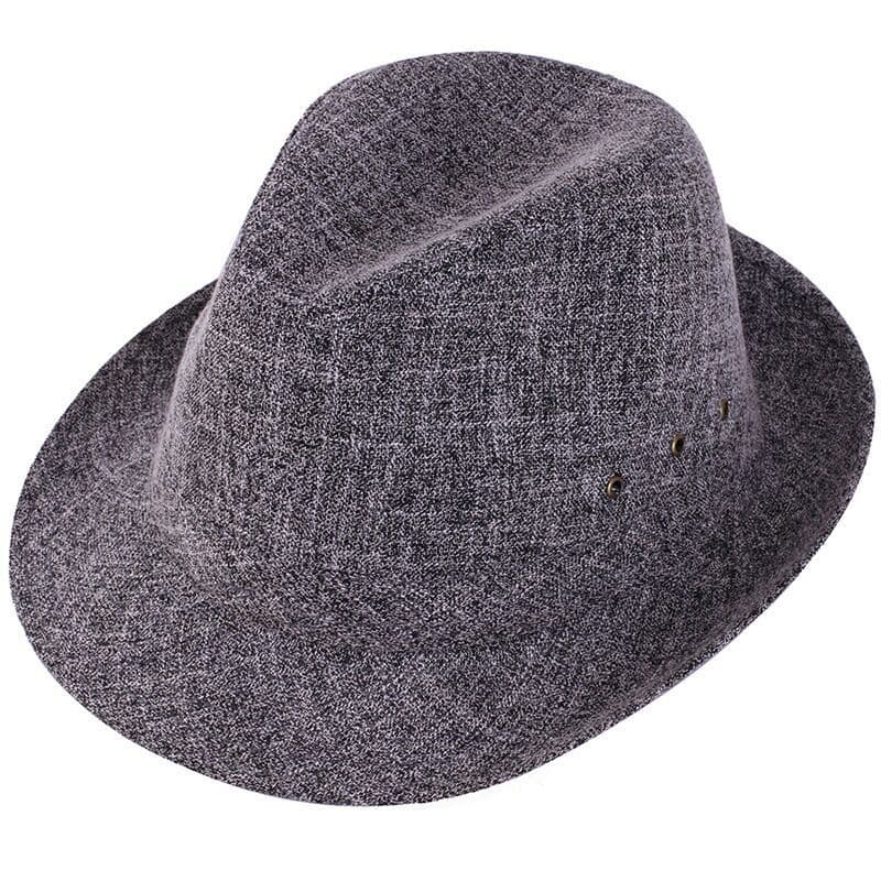 Custom Unisex Wide Brim Classic Manhattan Fedora Hat thumbnail 2