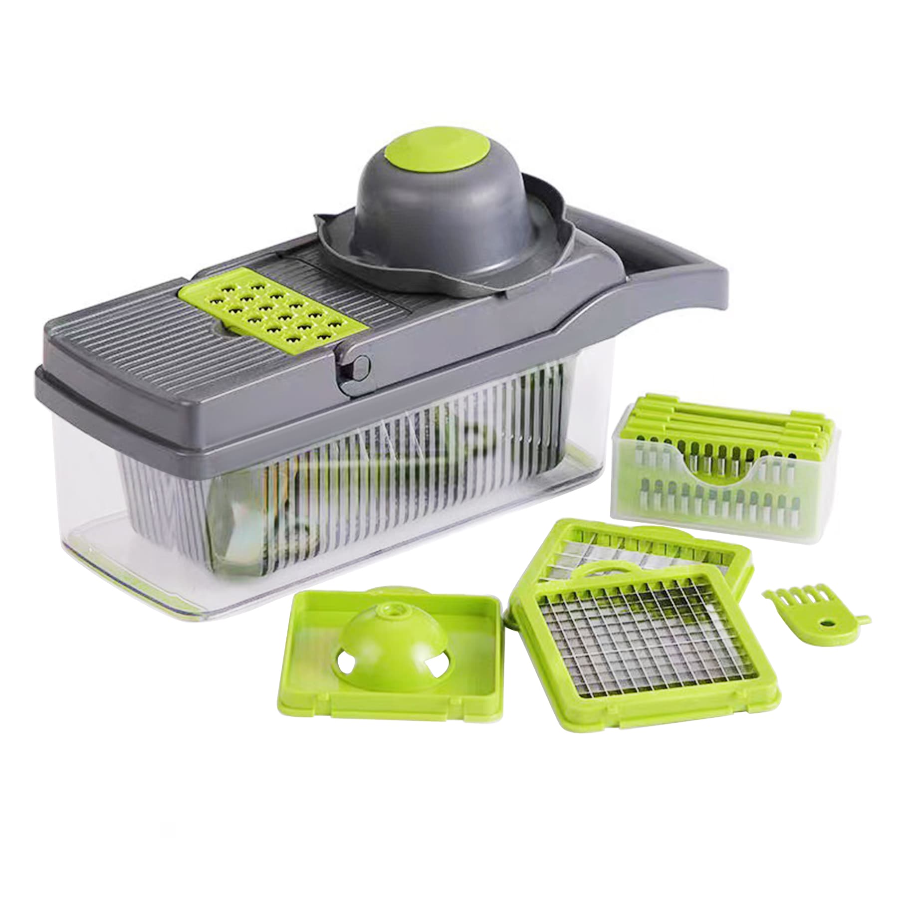 Multifunctional Vegetable Chopper with Container thumbnail 2