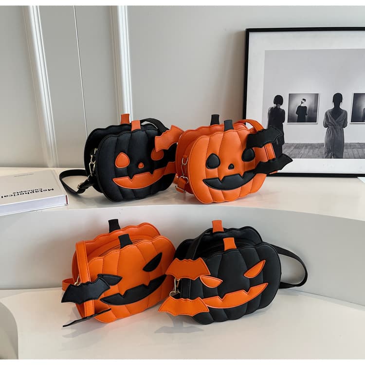 Whimsical Halloween Pumpkin Crossbody Bag thumbnail 7
