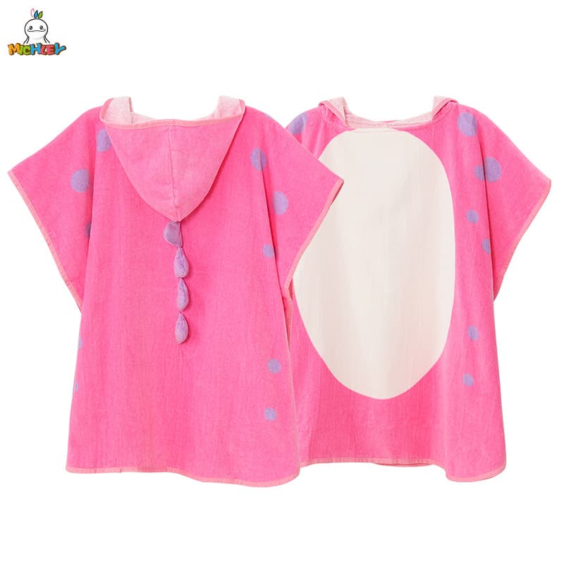 Kids Bath Pool Beach Towel Robe With Hood thumbnail 3