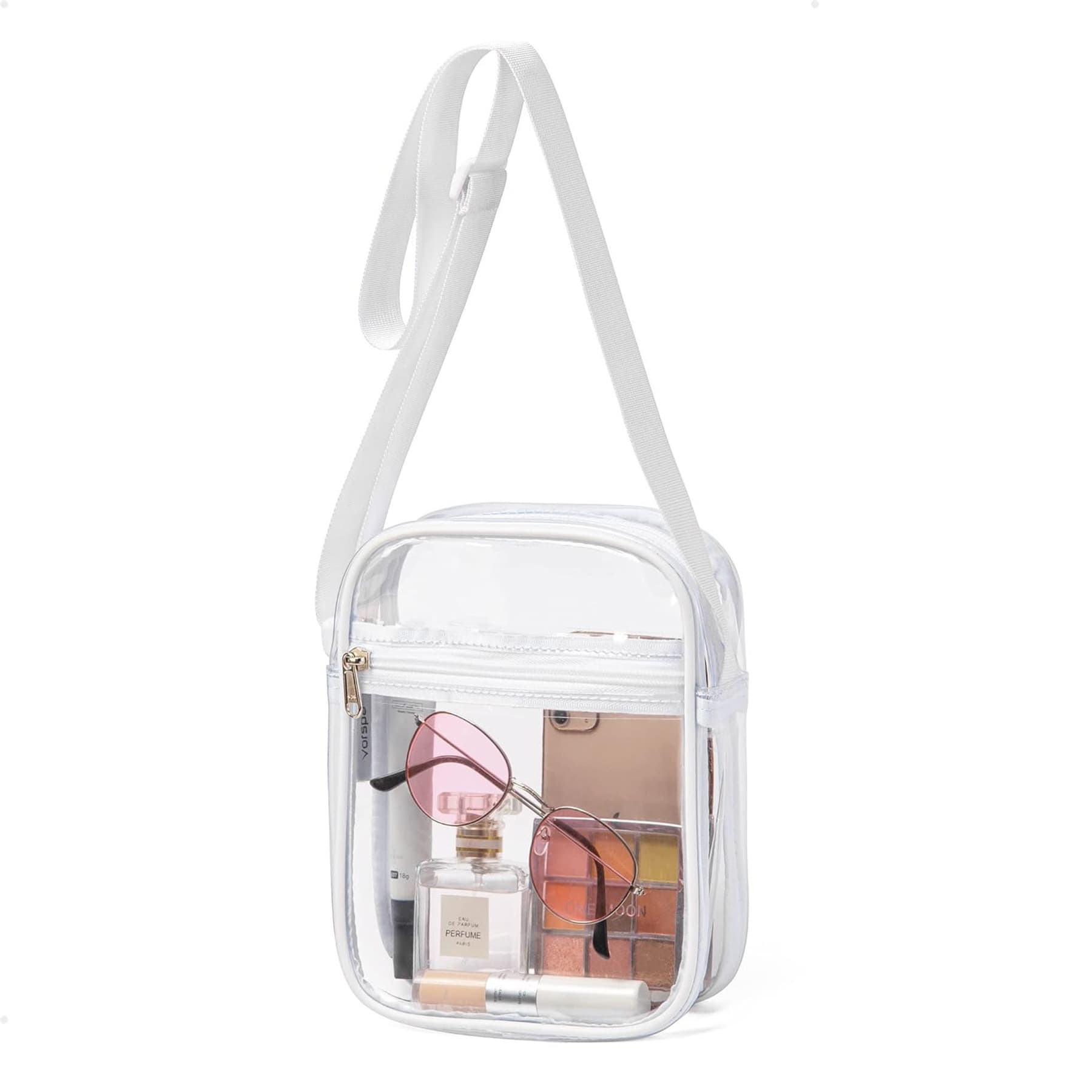 Clear Pvc Crossbody Purse Bag thumbnail 8