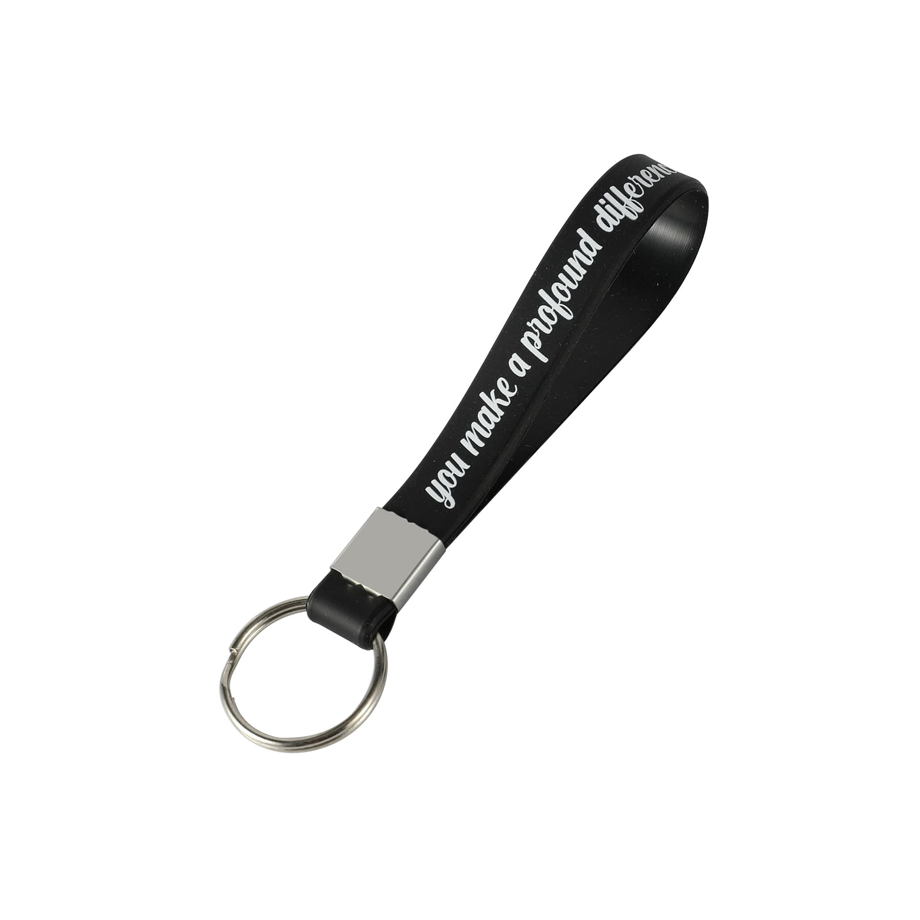 1/2"W Silicone Key Chain thumbnail 2