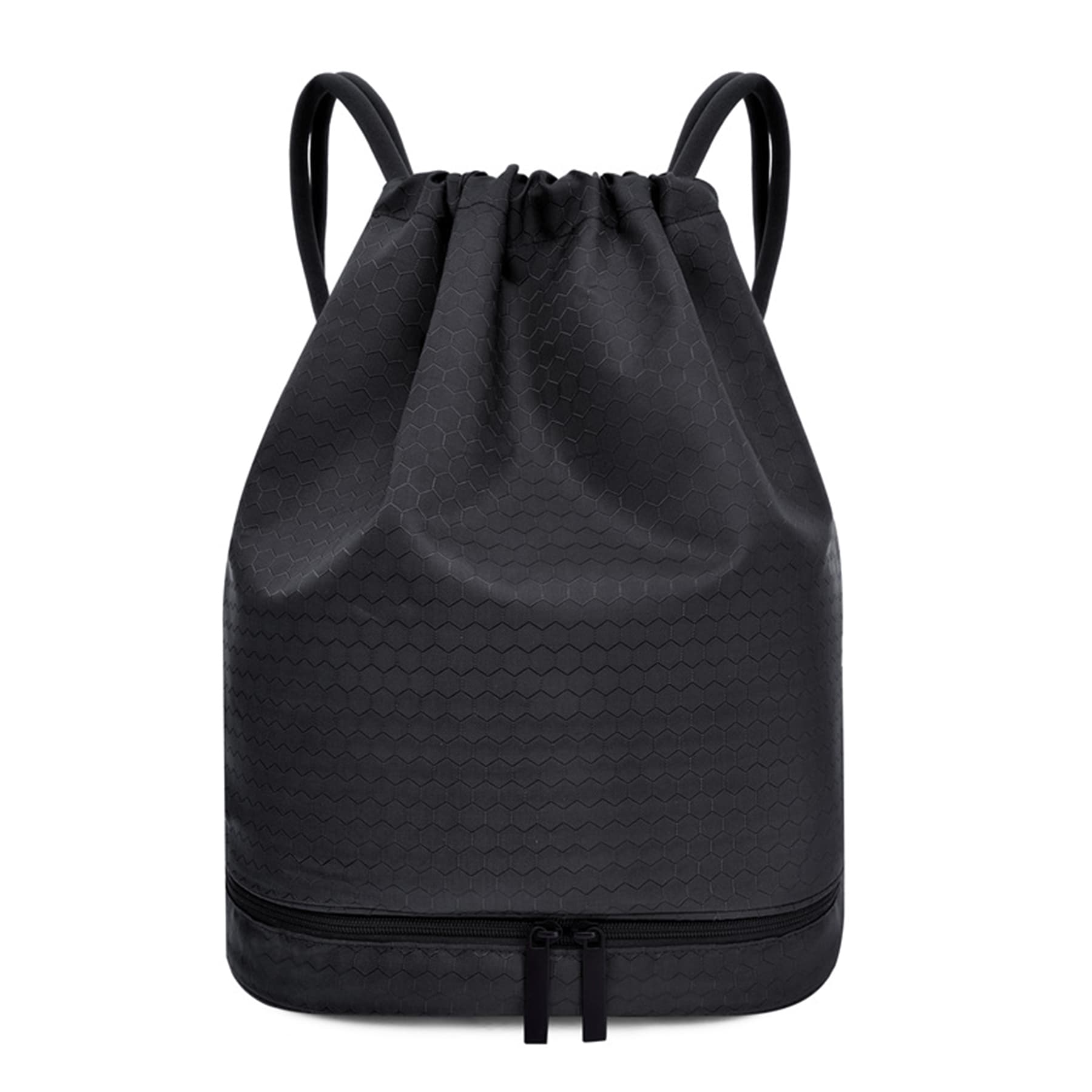 Oxford Sports Drawstring Bag with Shoes Compartment thumbnail 11