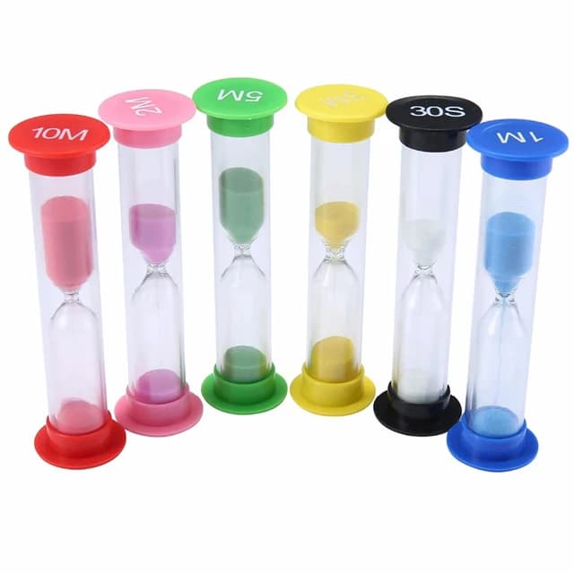 10/15/30 Sec 1-min Hourglass Timepiece Sand Timer thumbnail 6