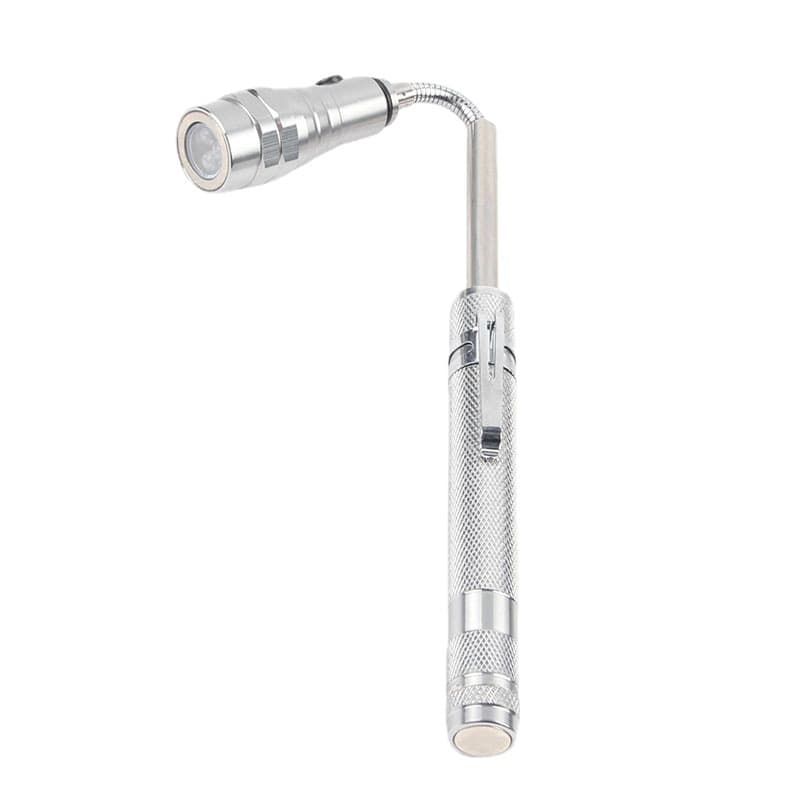 LED Telescopic Extensible Double Magnetic Flashlight thumbnail 4